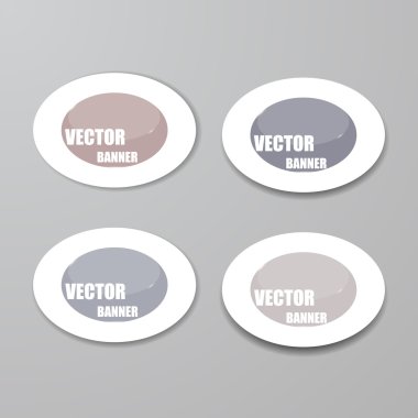 Vektör Infographic origami afiş set