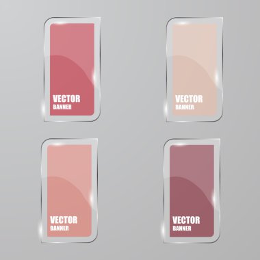 Vektör Infographic. afiş ayarlayın. Cam