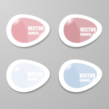 Vektör Infographic origami afiş set