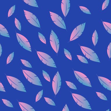 Moda tasarımı (hippi, boho tarzı) için tüyler şablon. tekrar