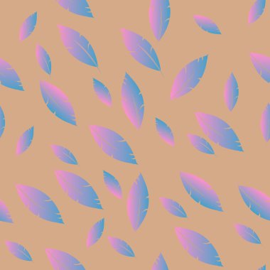 Moda tasarımı (hippi, boho tarzı) için tüyler şablon. tekrar