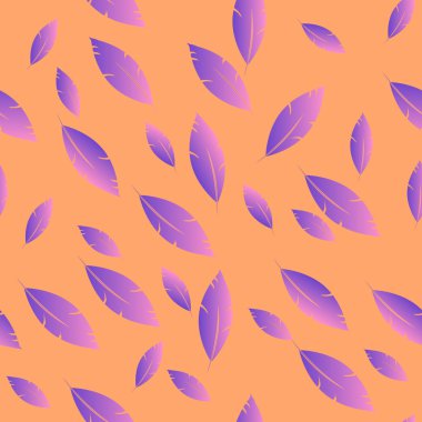 Moda tasarımı (hippi, boho tarzı) için tüyler şablon. tekrar