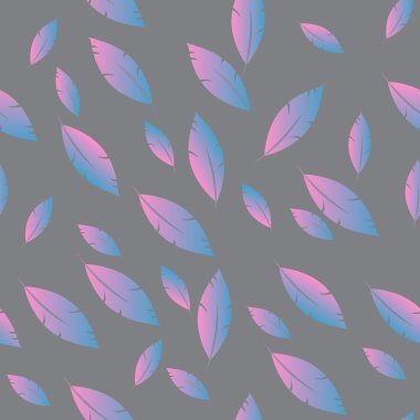 Moda tasarımı (hippi, boho tarzı) için tüyler şablon. tekrar