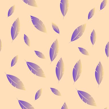 Moda tasarımı (hippi, boho tarzı) için tüyler şablon. tekrar