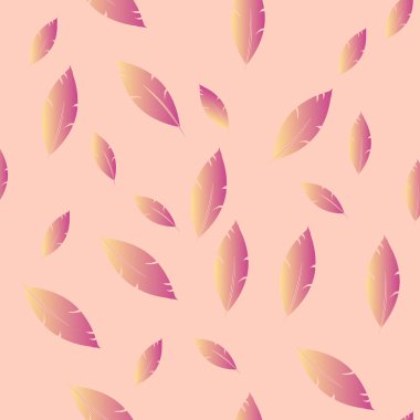 Moda tasarımı (hippi, boho tarzı) için tüyler şablon. tekrar