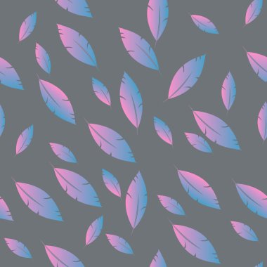 Moda tasarımı (hippi, boho tarzı) için tüyler şablon. tekrar