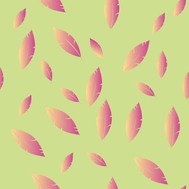 Moda tasarımı (hippi, boho tarzı) için tüyler şablon. tekrar