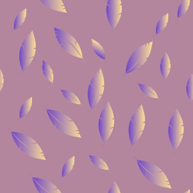 Moda tasarımı (hippi, boho tarzı) için tüyler şablon. tekrar