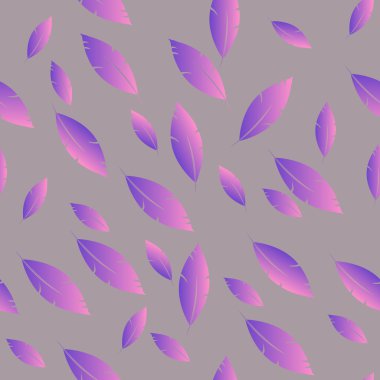 Moda tasarımı (hippi, boho tarzı) için tüyler şablon. tekrar