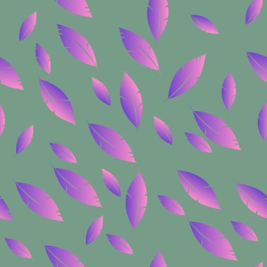 Moda tasarımı (hippi, boho tarzı) için tüyler şablon. tekrar