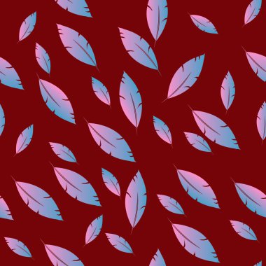 Moda tasarımı (hippi, boho tarzı) için tüyler şablon. tekrar