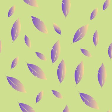 Moda tasarımı (hippi, boho tarzı) için tüyler şablon. tekrar