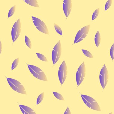 Moda tasarımı (hippi, boho tarzı) için tüyler şablon. tekrar