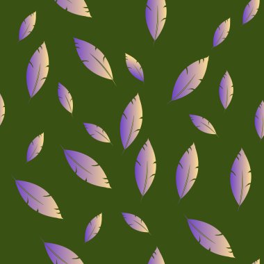 Moda tasarımı (hippi, boho tarzı) için tüyler şablon. tekrar