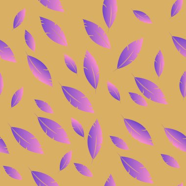 Moda tasarımı (hippi, boho tarzı) için tüyler şablon. tekrar