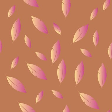 Moda tasarımı (hippi, boho tarzı) için tüyler şablon. tekrar