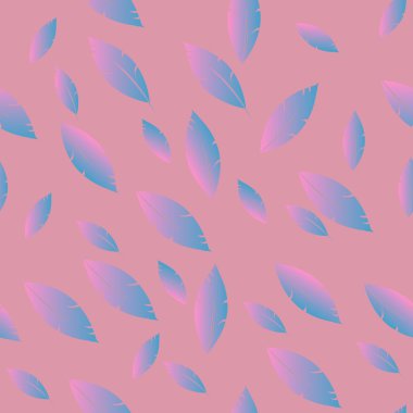 Moda tasarımı (hippi, boho tarzı) için tüyler şablon. tekrar