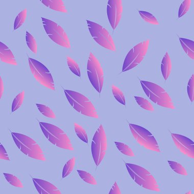 Moda tasarımı (hippi, boho tarzı) için tüyler şablon. tekrar