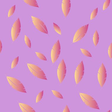 Moda tasarımı (hippi, boho tarzı) için tüyler şablon. tekrar