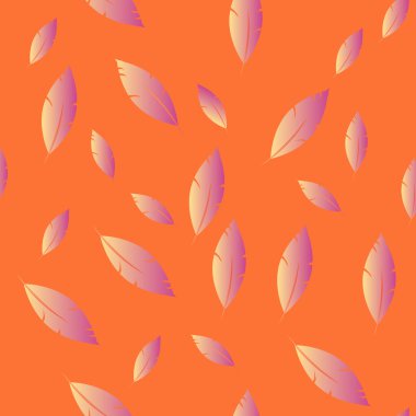 Moda tasarımı (hippi, boho tarzı) için tüyler şablon. tekrar