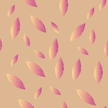 Moda tasarımı (hippi, boho tarzı) için tüyler şablon. tekrar