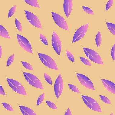 Moda tasarımı (hippi, boho tarzı) için tüyler şablon. tekrar