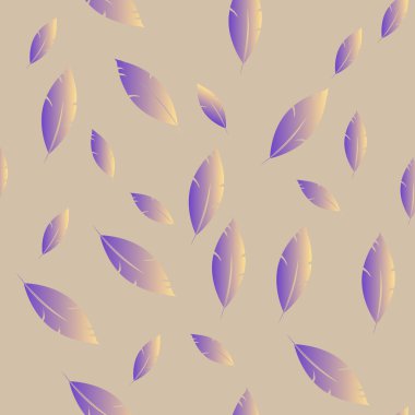 Moda tasarımı (hippi, boho tarzı) için tüyler şablon. tekrar