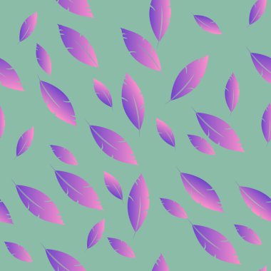 Moda tasarımı (hippi, boho tarzı) için tüyler şablon. tekrar