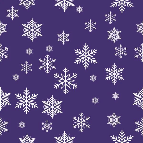 Snowflake vektor mönster. — Stock vektor