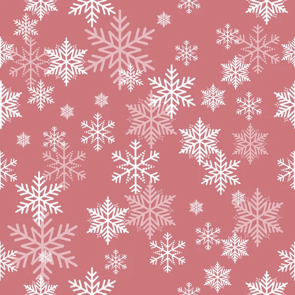 Snowflake vector pattern. Vector illustration. — Stock Vector