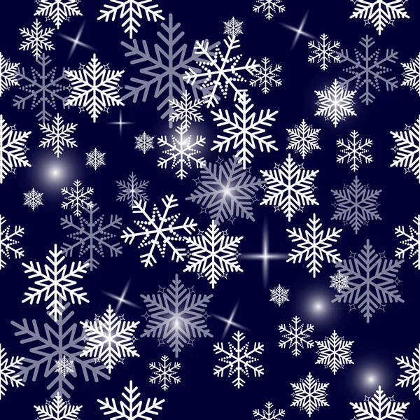 Snowflake vector pattern. Vector illustration. — Stock Vector