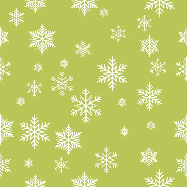 Snowflake vector pattern. — Stock Vector