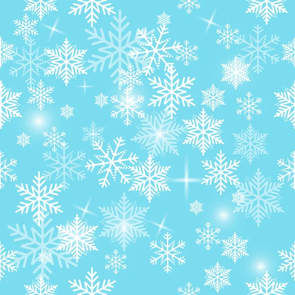 Snowflake vector pattern. Vector illustration. — Stock Vector