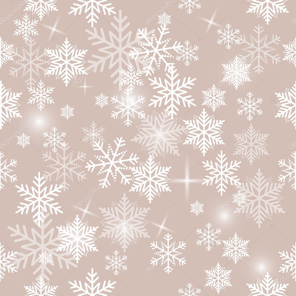 Snowflake vector pattern.
