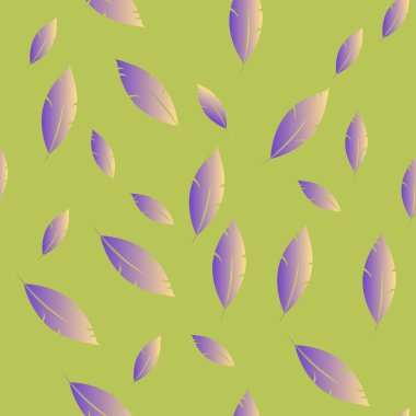 Moda tasarımı (hippi, boho tarzı) için tüyler şablon. tekrar