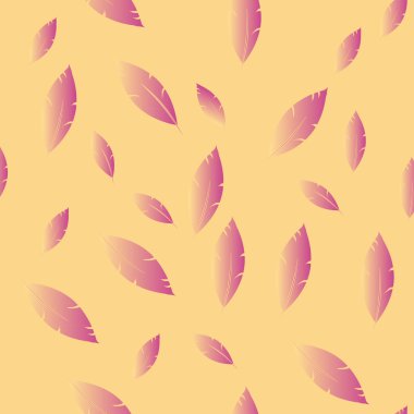 Moda tasarımı (hippi, boho tarzı) için tüyler şablon. tekrar