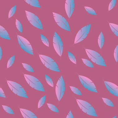 Moda tasarımı (hippi, boho tarzı) için tüyler şablon. tekrar