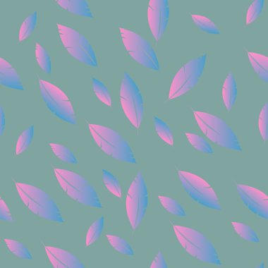 Moda tasarımı (hippi, boho tarzı) için tüyler şablon. tekrar