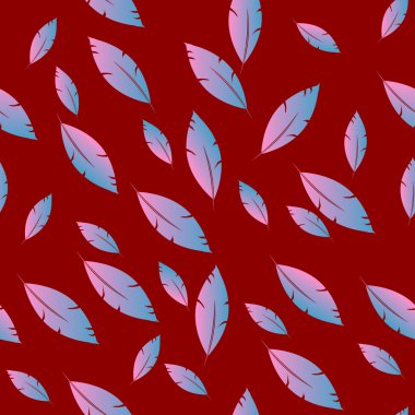 Moda tasarımı (hippi, boho tarzı) için tüyler şablon. tekrar