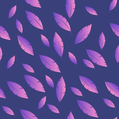 Moda tasarımı (hippi, boho tarzı) için tüyler şablon. tekrar