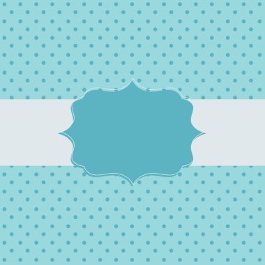 Polka noktalı kağıt arka plan karede. Vektör illustrati