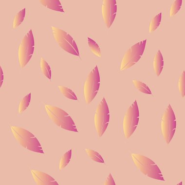 Moda tasarımı (hippi, boho tarzı) için tüyler şablon. tekrar