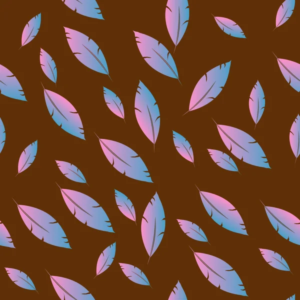 Moda tasarımı (hippi, boho tarzı) için tüyler şablon. tekrar