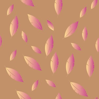 Moda tasarımı (hippi, boho tarzı) için tüyler şablon. tekrar