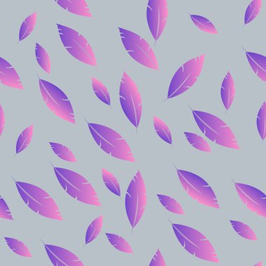 Moda tasarımı (hippi, boho tarzı) için tüyler şablon. tekrar