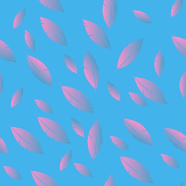 Moda tasarımı (hippi, boho tarzı) için tüyler şablon. tekrar