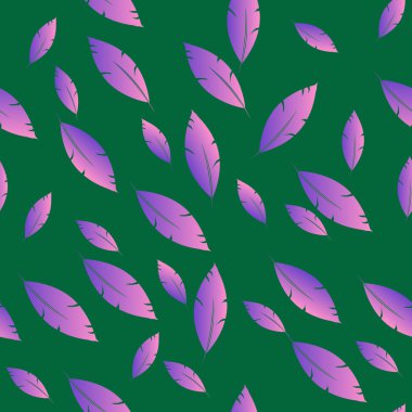 Moda tasarımı (hippi, boho tarzı) için tüyler şablon. tekrar