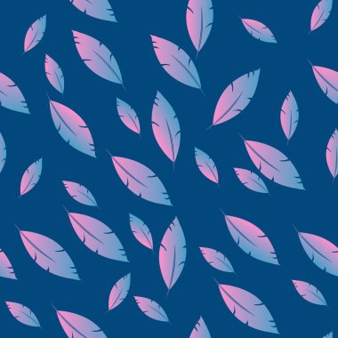 Moda tasarımı (hippi, boho tarzı) için tüyler şablon. tekrar