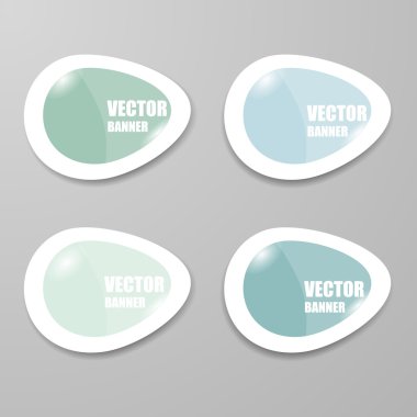 Vektör Infographic origami afiş set