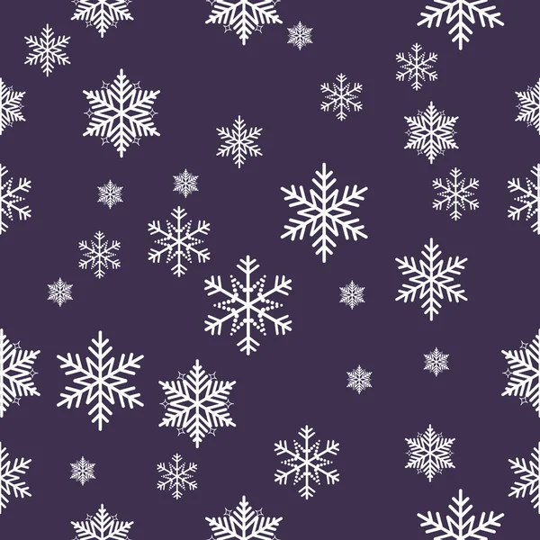 Snowflake vector pattern. — Stock Vector